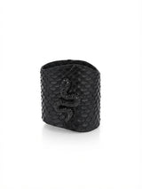 Bracciale in Pelle con Serpente