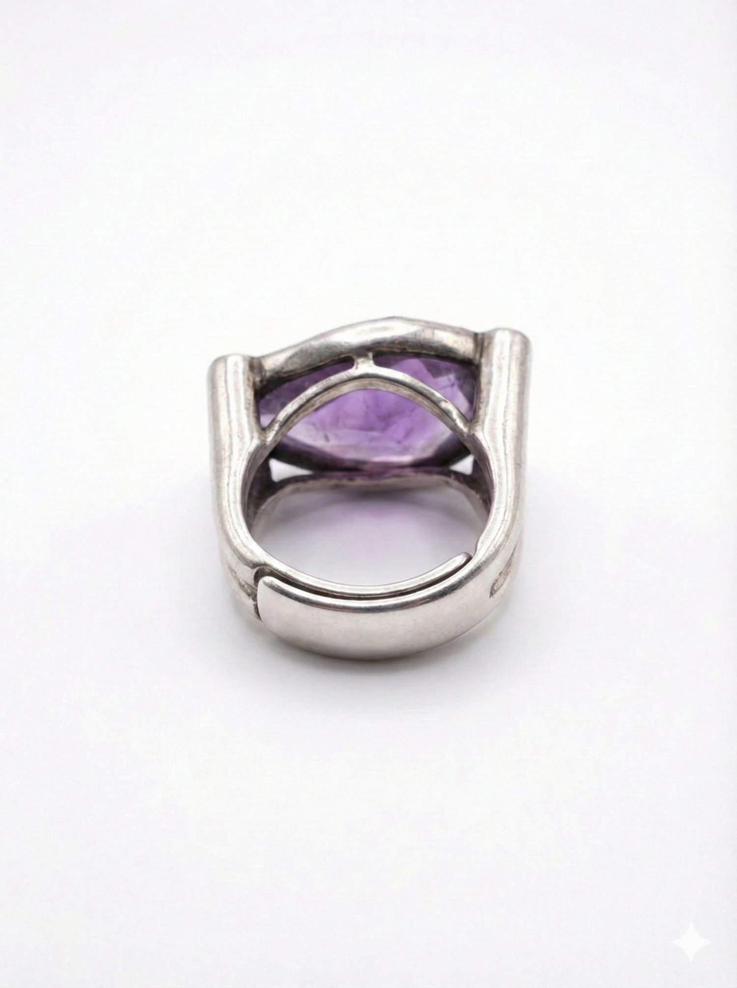 Anello Ametista Incastonato