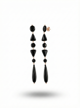 Orecchino Legno Laccato Long