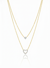 Collana Double Heart