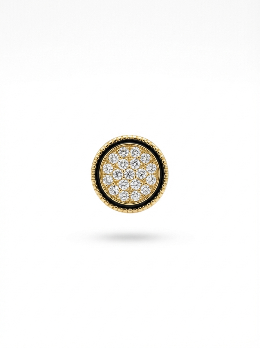 Monorecchino Black Circle