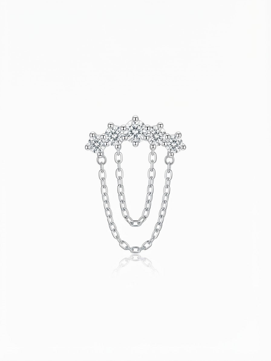 Monorecchino Brillante White