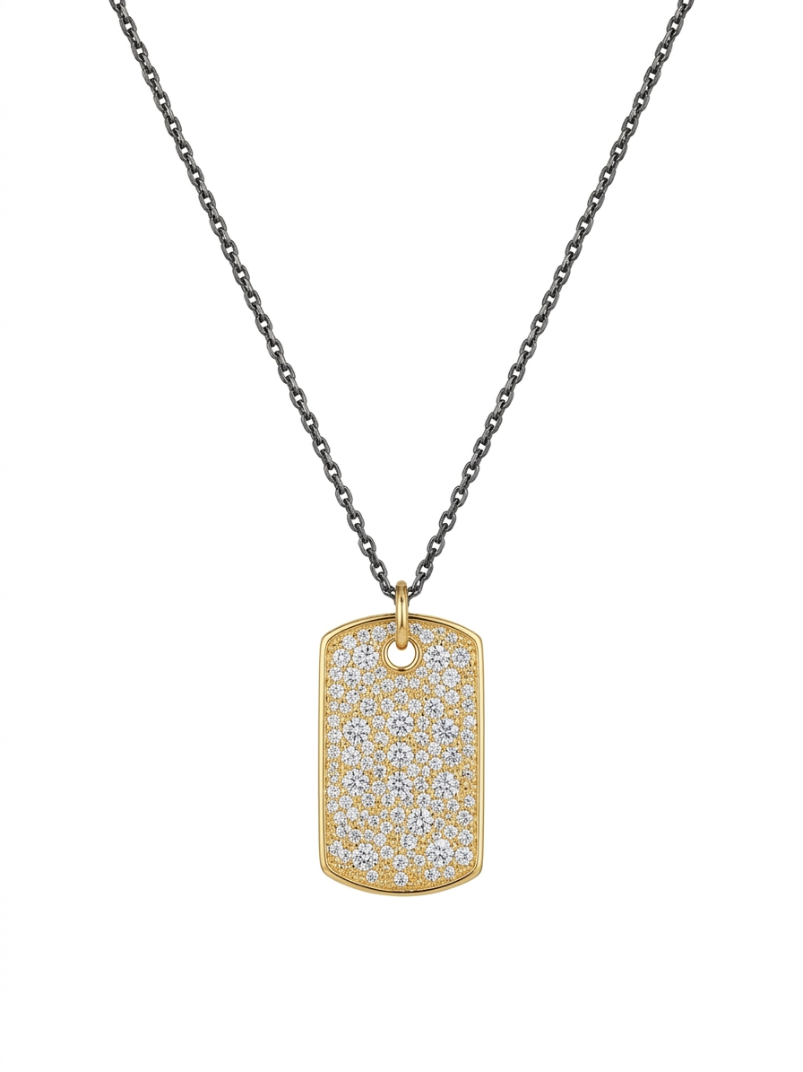 Collana Placca Tres Chic