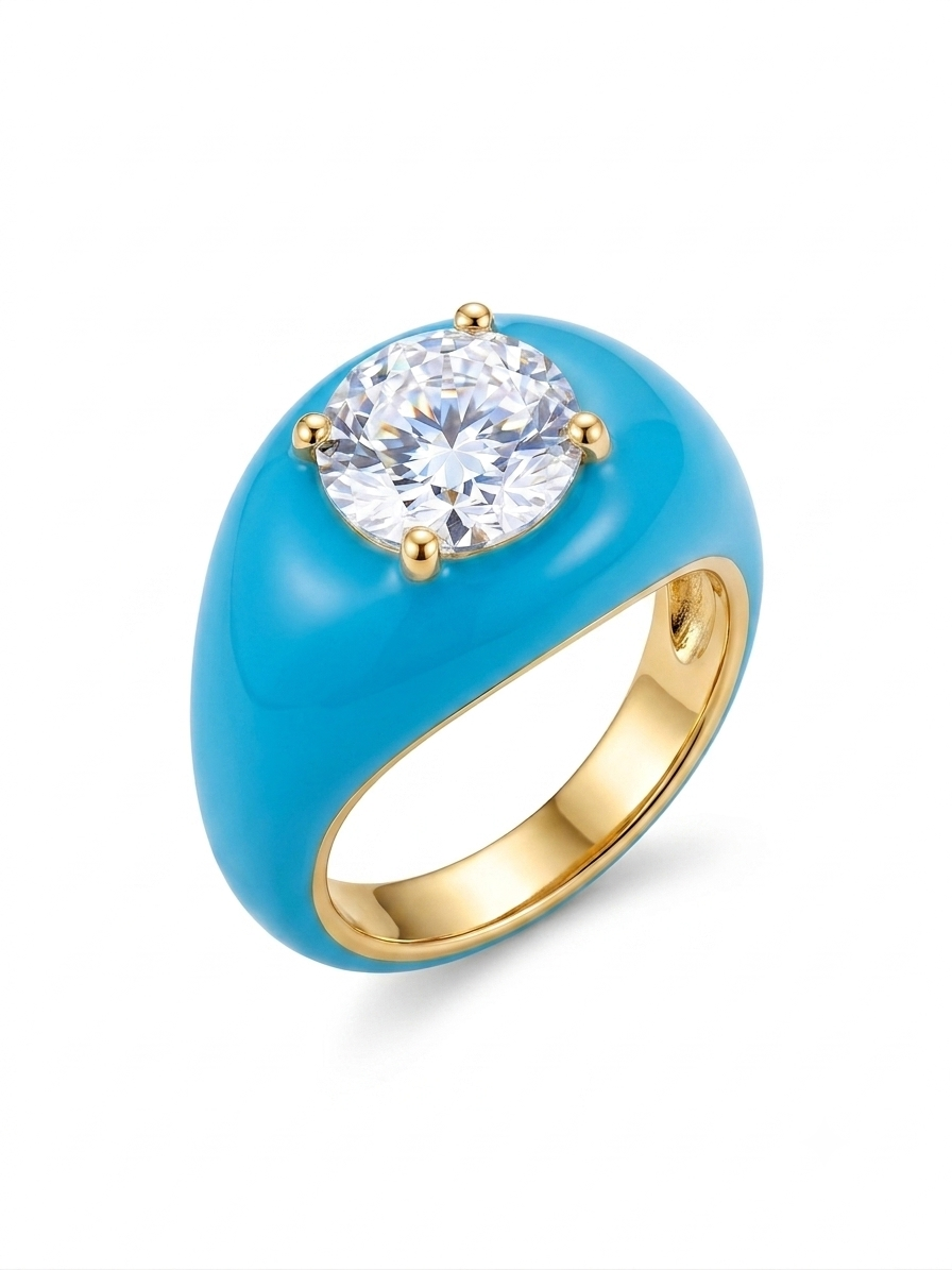 Anello da Mignolo Halo
