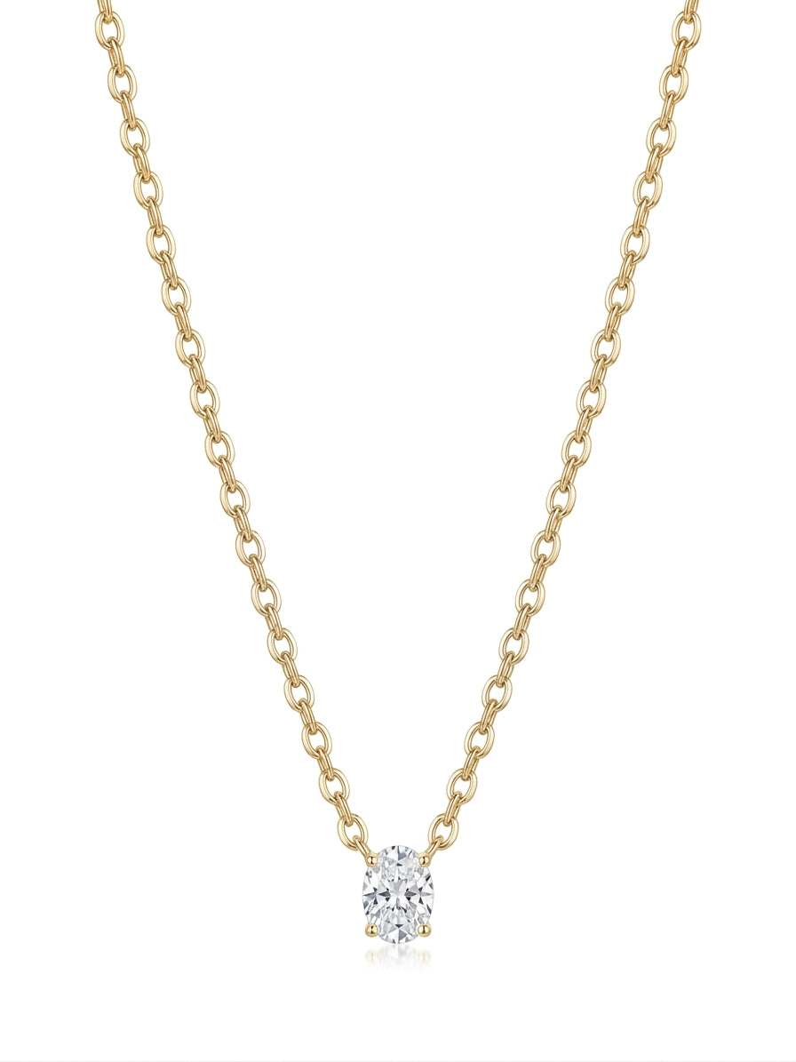 Collana PuntoLuce - Oval Cut Petit