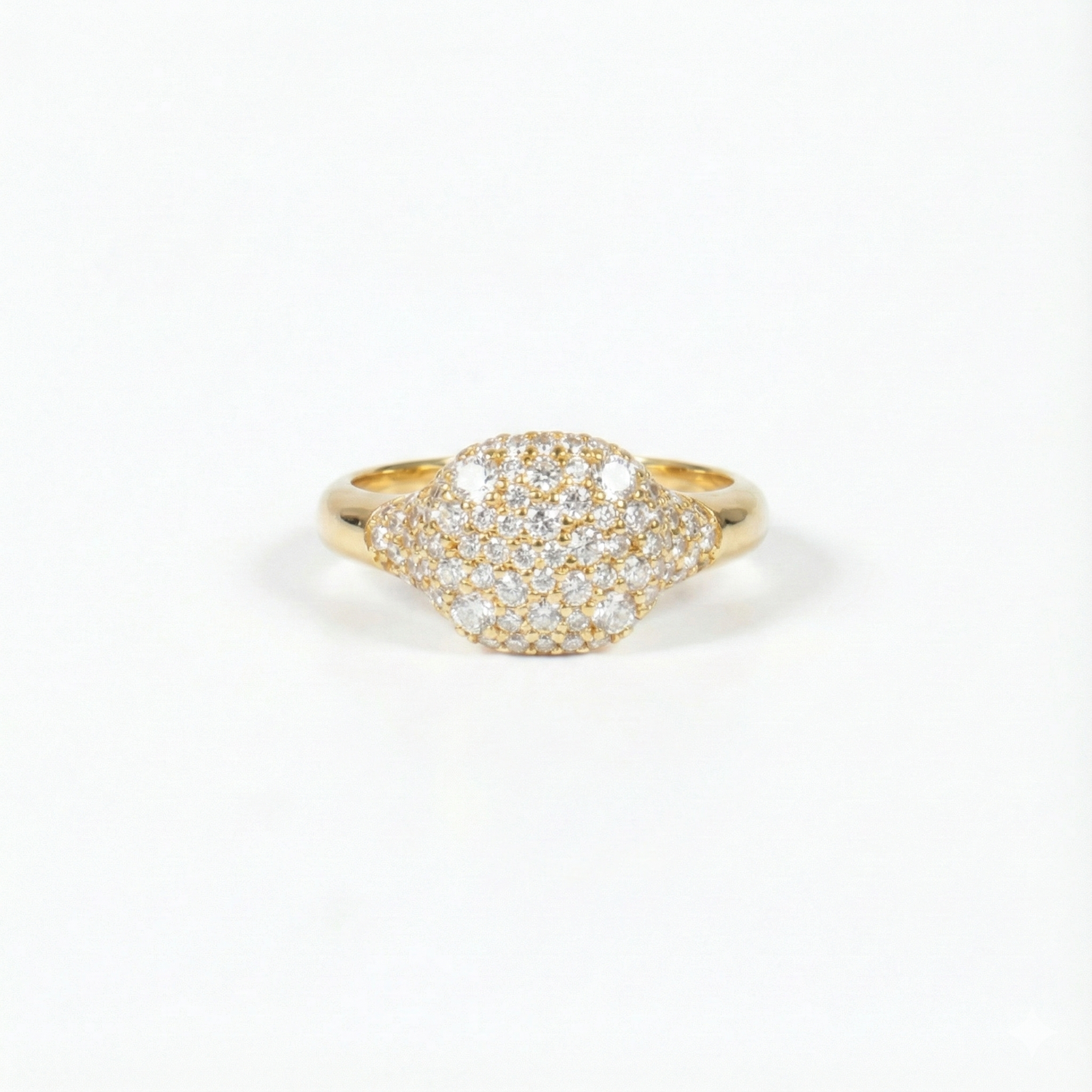 Anello Mignolo Petit Pavé