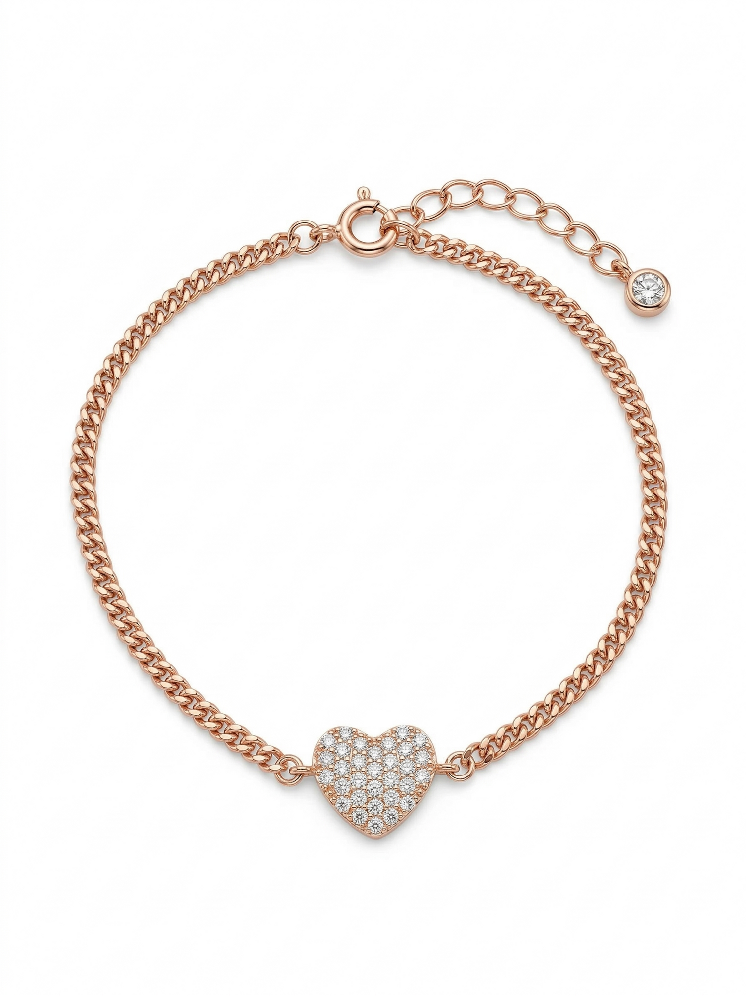 Bracciale Cuore Rose'