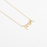 Girocollo Love & Perla Zirconi Perla Argento 925 Fofo Somani