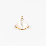 Mono Orecchino Madreperla in argento 925 placcato oro 18k e madreperla Fofo Somani