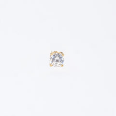 Monorecchino Puntoluce Small Argento 925 Placcato oro 18k Zircone Fofo Somani