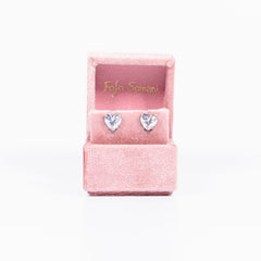 Monorecchino Heart Argento 925 Zirconi Fofo Somani Confezione
