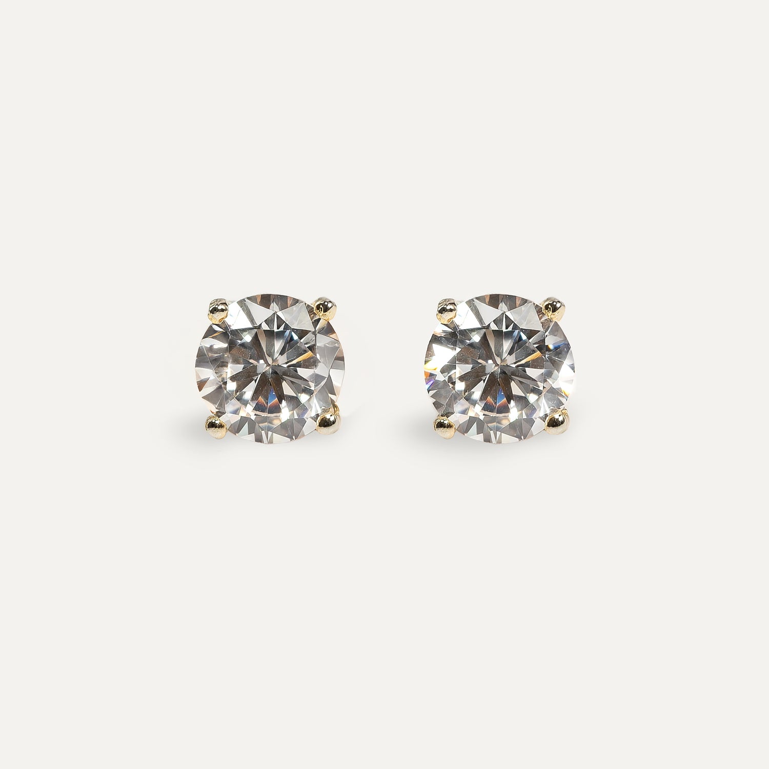 Monorecchino PuntoLuce Medium Argento925 Placcato Oro18k Fofo Somani