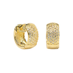 Monorecchino Vik Argento925 Placcato Oro18k Zirconi Fofo Somani