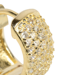 Monorecchino Vik Dettaglio Argento925 Placcato Oro18k Zirconi Fofo Somani