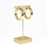 Orecchini Bangle L  in argento 925 placcato oro 18k Fofo Somani