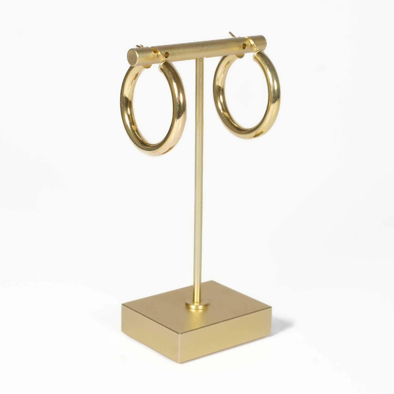 Orecchini Bangle M  in argento 925 placcato oro 18k Fofo Somani