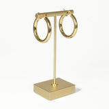 Orecchini Bangle M  in argento 925 placcato oro 18k Fofo Somani