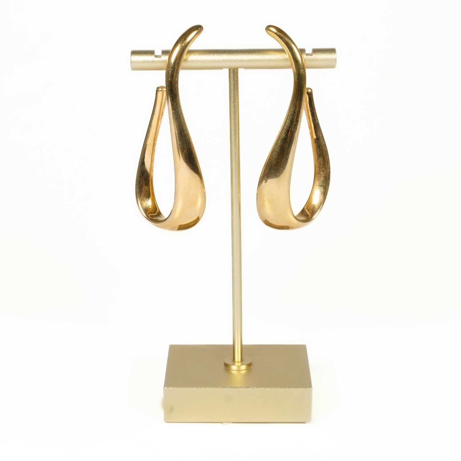 Orecchini Kia artigianalmente ed interamente in argento 925 placcato oro 18k Fofo Somani