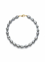 chocker glamour perle vetro chiusura argento925 placcato oro18k argento Fofo Somani